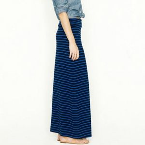 J. Crew Striped Maxi Skirt XXS 00